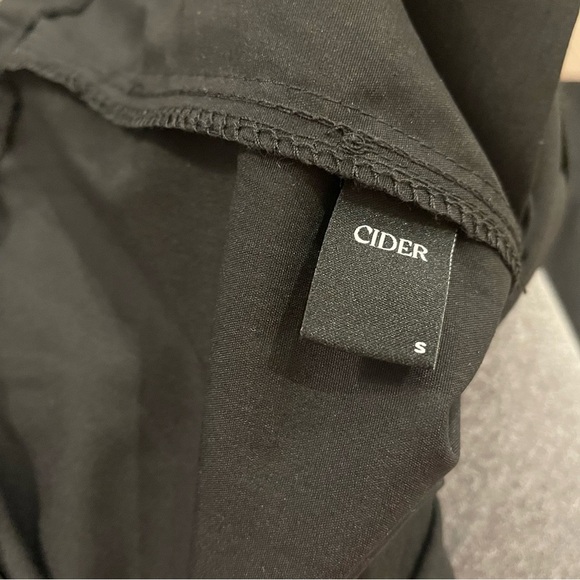 Cider Cargo Parachute Pants Women’s Med Black Hip Hop Dance Oversized Streetwear - Picture 7 of 8